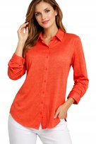 INTIMISSIMI lniana koszula bluzka z długim rękawem 100% len rozmiar S / 36 Intimissimi