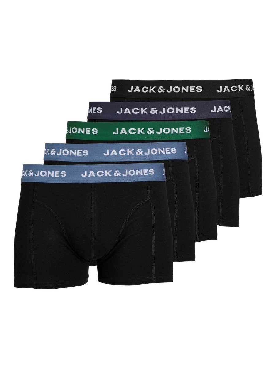 Jack & Jones JACBENJA TRUNKS 12 PACK - Boxer brief - black/navy/forst