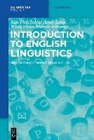 Introduction to English Linguistics Schramm Mareile, Plag Ingo, Arndt-Lappe Sabine, Braun Maria