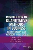 Introduction to Quantitative Methods in Business - Kolluri Bharat, Panik Michael J., Singamsetti Rao N.