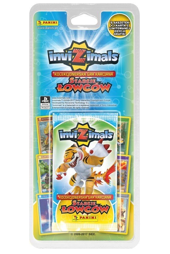 Invi Zimals, saszetki z kartami, Panini