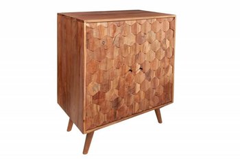 INVICTA szafka barowa MYSTIC LIVING  - 76 cm akacja, drewno naturalne, metal - Invicta Interior