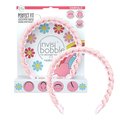 Invisibobble Hairhalo Retro Dreamin’ regulowana opaska do włosów Eat Pink and be Merry - Invisibobble