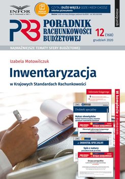 Inwentaryzacja w Krajowych Standardach Rachunkowości. Poradnik Rachunkowości Budżetowej 12/2020 - Motowilczuk Izabela