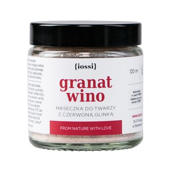 Iossi, maseczka z czerwoną glinką Granat & Wino, 120 ml - Iossi