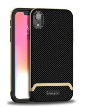 iPaky Bumblebee Neo Hybrid gumowe etui z ramką iPhone XR - iPaky