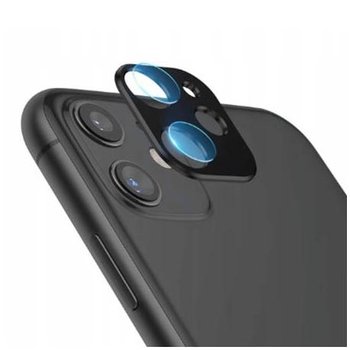 iPhone 11 Hartowane szkło na Tylny aparat z ramką Alu - EtuiStudio