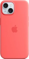 iPhone 15 Silicone Case with MagSafe - Guava Apple