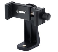Ipow Adapter do Statywu do Telefonu Komórkowego czarny obracany