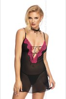 Irall Koszulka Flavia koszulka + stringi GRATIS! Czarny M