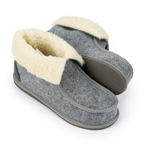 Ireshoes Bambosze Męskie Filcowe Z Wełną Naturalną R.42 Ire Shoes