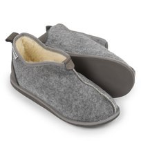 Ireshoes Kapcie Męskie Filcowe Szare Wełna Naturalna R.45 Ire Shoes