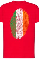 Irlandia Flaga Odcisk T-Shirt Męski Modny Rozm.M