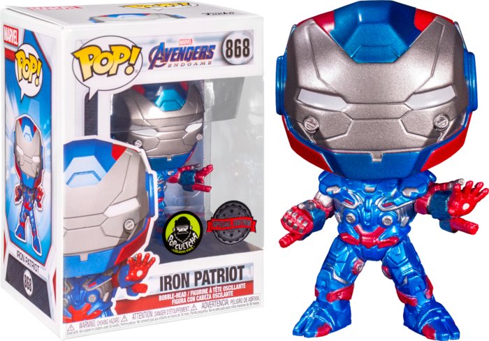 Zdjęcia - Figurka / zabawka transformująca Funko Iron Patriot - Popcultcha - Avengers Endgame -  POP #868 (1) 