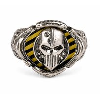 Iron Warriors | Diameter 18 mm | Metal | Pierścień Gamingowy | Warhammer 40k Inna marka