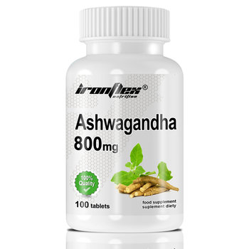 IRONFLEX ASHWAGANDHA 100 tabs ŻEŃ-SZEŃ EKSTRAKT 800mg ASHWAGANDA ADAPTOGEN - Ironflex