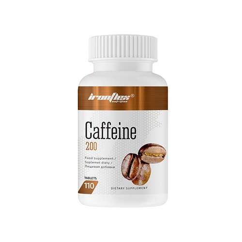 Фото - Вітаміни й мінерали IronFlex Suplement diety,  Caffeine 200 - 110tabs. 