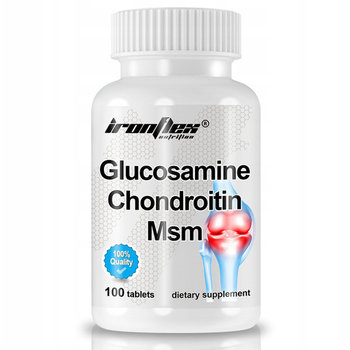 Ironflex Glucosamine Chondroitin Msm Suplement diety, 100 tab. - Ironflex