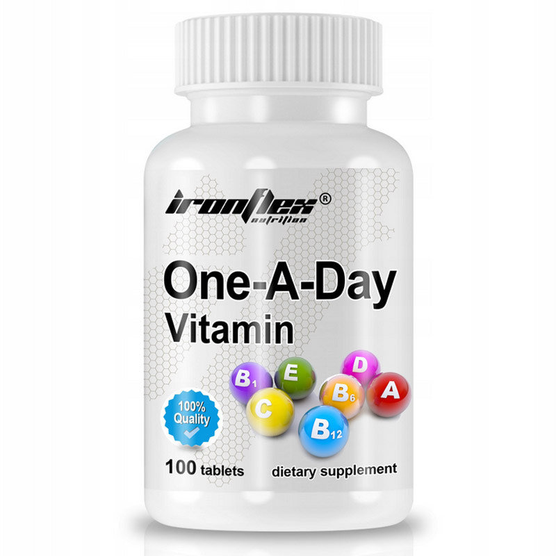 Ironflex One-A-Day Vitamin Suplement diety, 100 tab. | Sklep EMPIK.COM