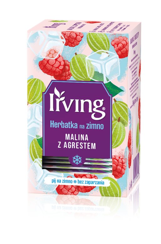 .Irving Herbatka Na Zimno Malina Z Agrestem 20torebek - Irving | Sklep ...