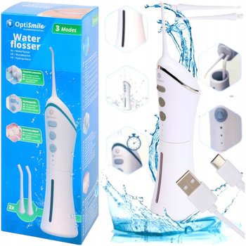 Irygator Bezprzewodowy Do Zębów Jamy Ustnej 3 Tryby Pulsacja 2 Końcówki Usb - Inny producent