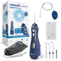 Irygator bezprzewodowy Waterpik WP-583 (Cordless Advanced 2.0) Granatowy + 4 Końcówki WaterPik