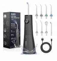 Irygator Do Zębów Bezprzewodowy 5 Trybów 8 Dysz Usb 300 Ml Ipx7
