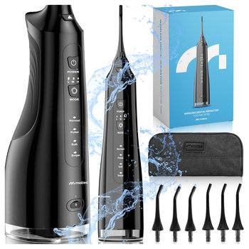 Irygator do Zębów Bezprzewodowy Dentystyczny 6 Dysz 4 Tryby Mocny 150PSI - Maltec