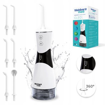 Irygator Do Zębów Bezprzewodowy Dentystyczny Mocny 6 Dysz 5 Trybów Webber - Weber