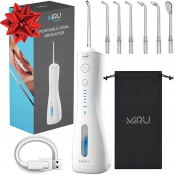 Irygator Do Zębów Bezprzewodowy Dentystyczny Mocny 6 Dysz 6 Tryby, Biały - Inny producent