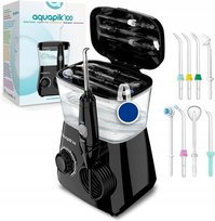 Irygator Stołowy Dentystyczny 8 Dysz Głowica 360° Wąż 100 cm Czarny