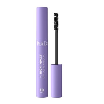 Isadora, 10 Sec High Impact Lift & Curl Mascara, unosząco-podkręcający tusz do rzęs, 01 Black, 9ml - Isadora