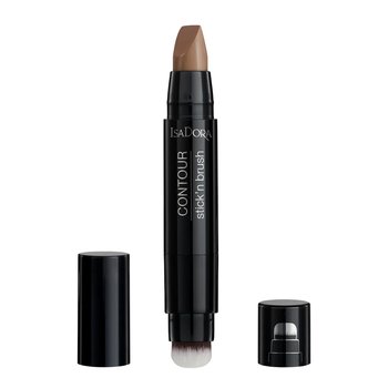 Isadora, Contour Stick'n Brush, Bronzer do konturowania w sztyfcie 34 Dark Almond, 4.2 g - Isadora