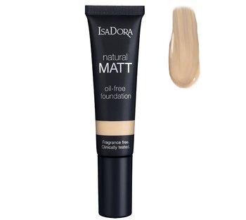 Isadora, Natural Matt, podkład matujący 10 Matt Porcelain, 35 ml - Isadora