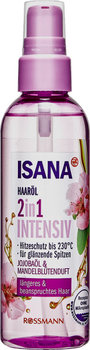 Isana, Nabłyszczający ochronny olejek do włosów 2w1 - Isana