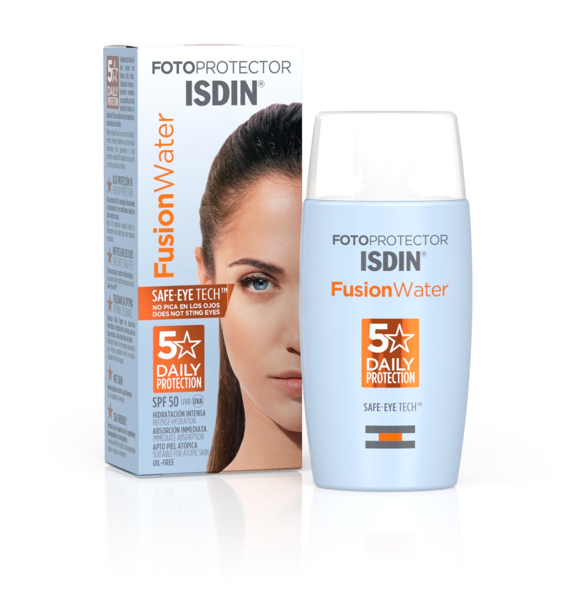 Empik Isdin Fotoprotector Fusion Water SPF 50, ultralekki krem do twarzy, 50 ml