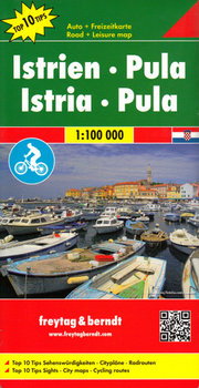 Istria, Pula. Mapa 1:100 000