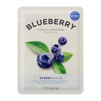 It's Skin, The Fresh Mask Sheet Blueberry, maska do twarzy z wyciągiem z borówek, 20 ml - It's Skin