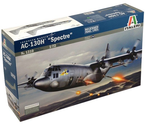 Italeri, Lockheed Martin AC130 Spectre, Model do sklejania, 12+