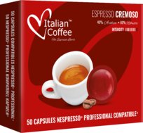 Italian Coffee, Cremoso, Kapsułki Kompatybilne Z Systemem Nespresso Professional, 50 Kapsułek