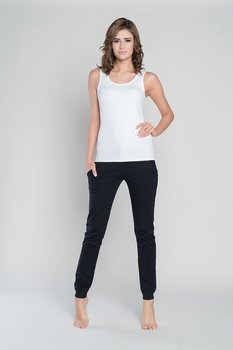 Italian fashion bluzka damska fanny szerokie ramiączko biała - Italian Fashion