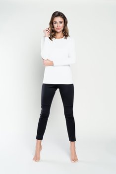 Italian Fashion Bluzka damska IBIZA długi rękaw biała - XL - Italian Fashion