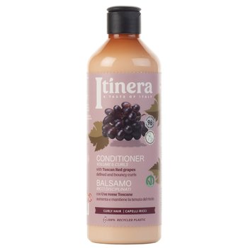 Itinera, Odżywka do włosów kręconych z toskańskimi czerwonymi winogronami, 96% naturalnych składników, 2x370 ml - sarcia.eu