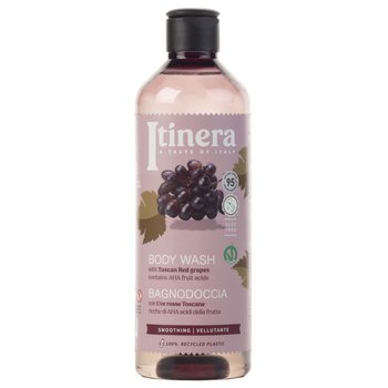 Itinera, Wygładzający płyn do mycia ciała z toskańskimi czerwonymi winogronami, 95% naturalnych składników, 2x370ml - sarcia.eu