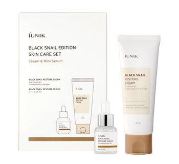 Iunik, Black Snail Edition Skin Care Set, Zestaw Kosmetyków, 2 Szt. - Iunik