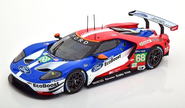 Фото - Машинка IXO Models Ford Gt #68 3Rd Lmgte Pro Class 24H 1:18 Fgt18107 
