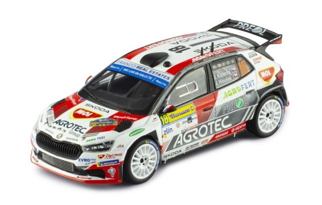 Ixo Models Skoda Fabia Rs Rally2 #18 Winner Rally 1:43