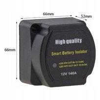 IZOLATOR Z PODWÓJNĄ BATERIĄ 12 V 140 A PRZEKAŹNIK DO ŁODZI KAMPERÓW MASZYN