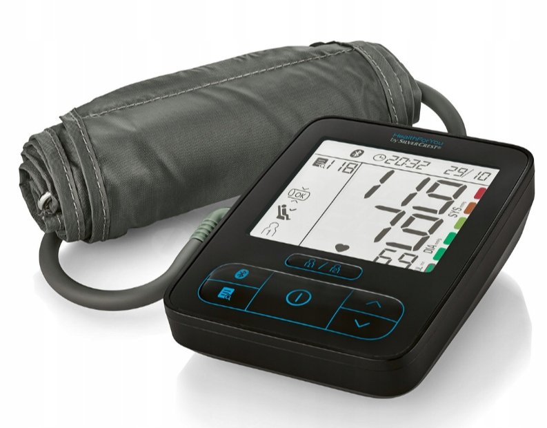 J2906 HealthForYou by Silvercrest Ciśnieniomierz naramienny bluetooth SBM70