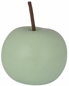 Jabłko ceramiczne małe, zielone matowe, 8x8x10,5 cm - Ewax